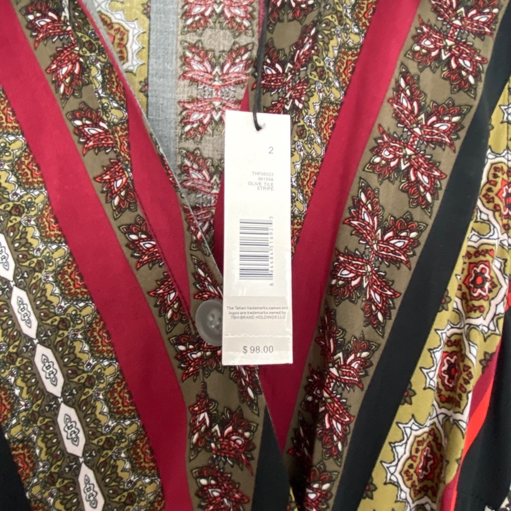 T Tahari Collared Wrap Dress Sz.2 $98 - Picture 10 of 11
